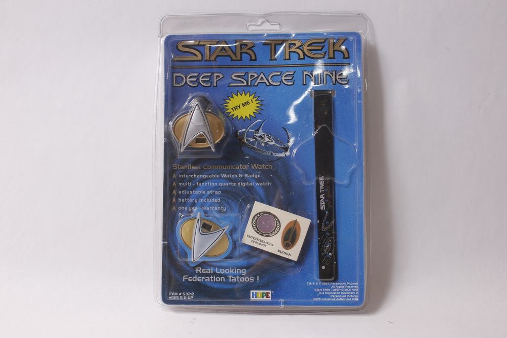 1994 Star Trek Deep Space Nine Starfleet Communicator Watch ~ 260806-WH 528